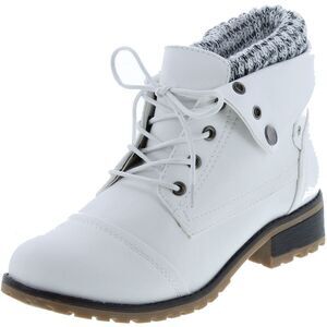 Premier Standard Wynne-01 White Womens boots 8 NEW